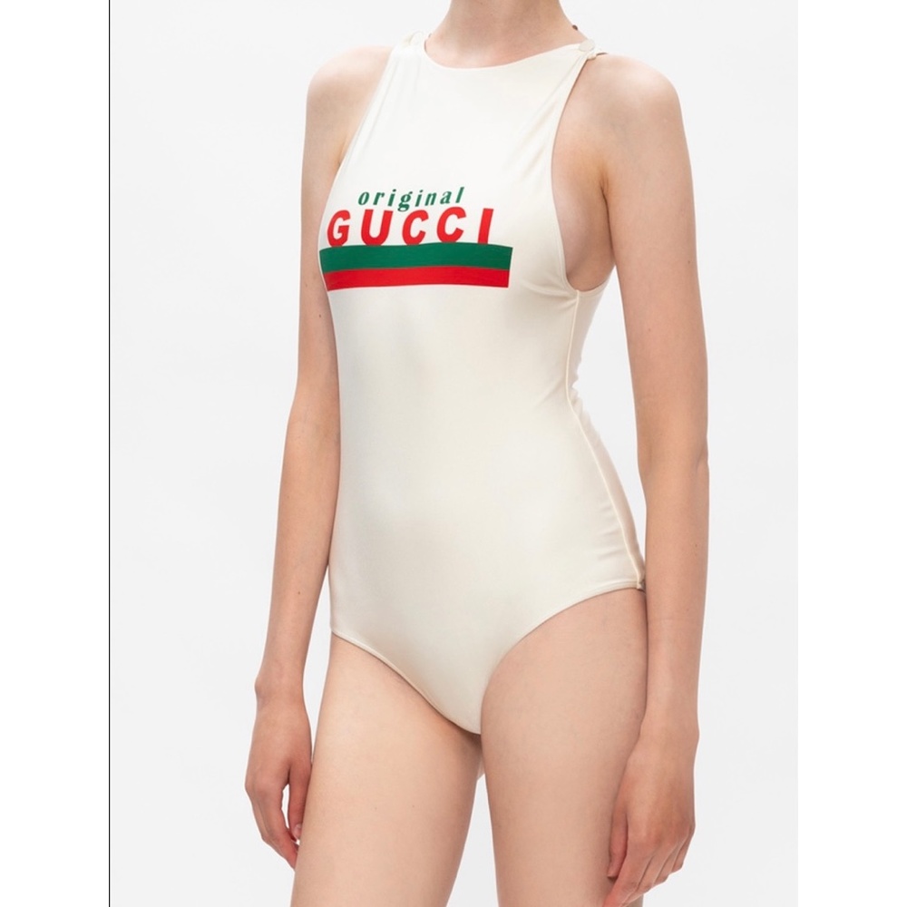 Gucci one piece swim suit
